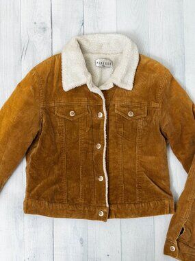 Finesse U.S.A. Corduroy Sherpa-Trim Jacket (women's)